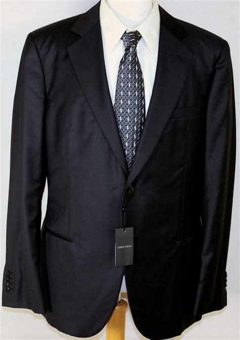 giorgio armani black label suit